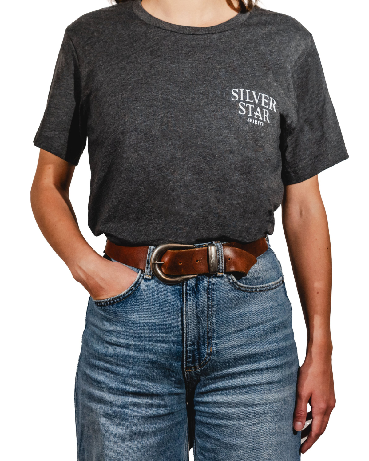 SILVER STAR LOGO T-SHIRT