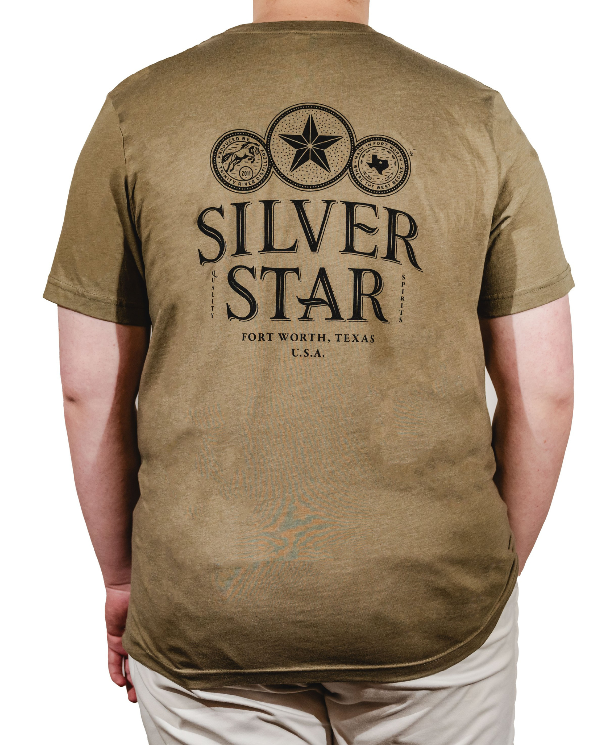 SILVER STAR LOGO T-SHIRT