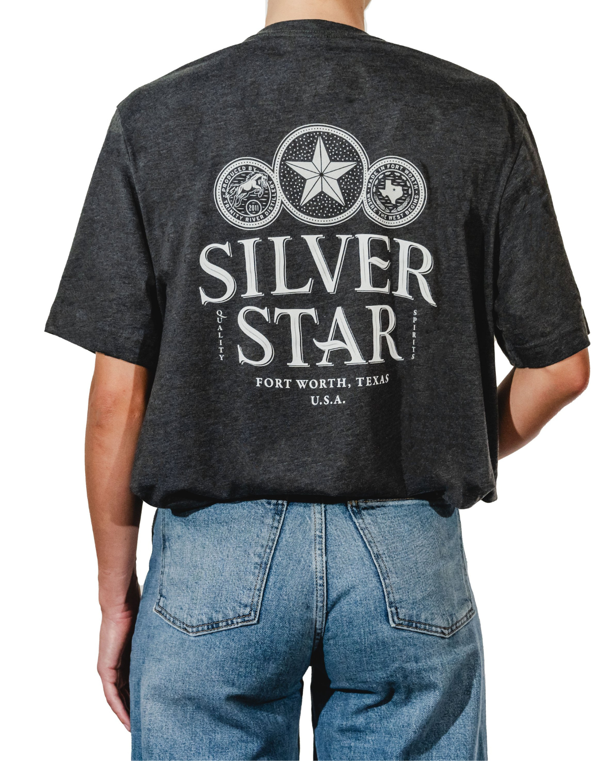 SILVER STAR LOGO T-SHIRT