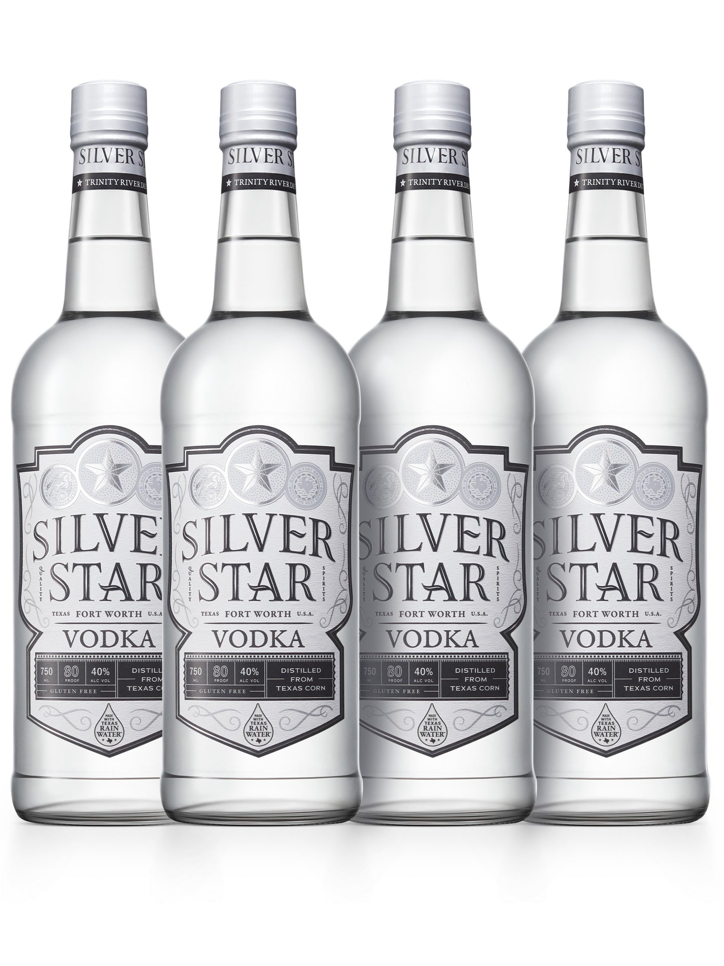 SILVER STAR VODKA 750ML - 4 PACK BUNDLE