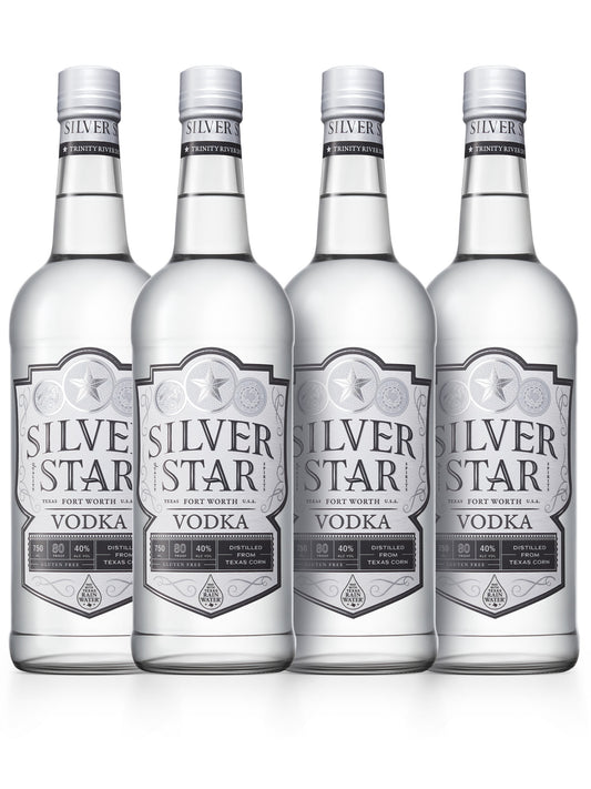 SILVER STAR VODKA 750ML - 4 PACK BUNDLE