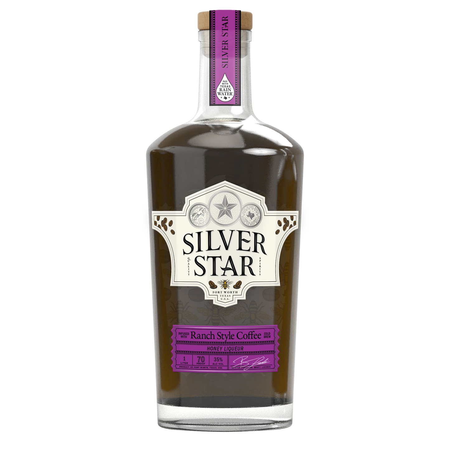 TEXAS SILVER STAR RANCH STYLE COFFEE WHISKEY